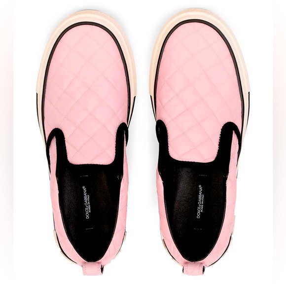 DOLCE&GABBANA Quilted slip- on sneakers - Picture 3 of 11